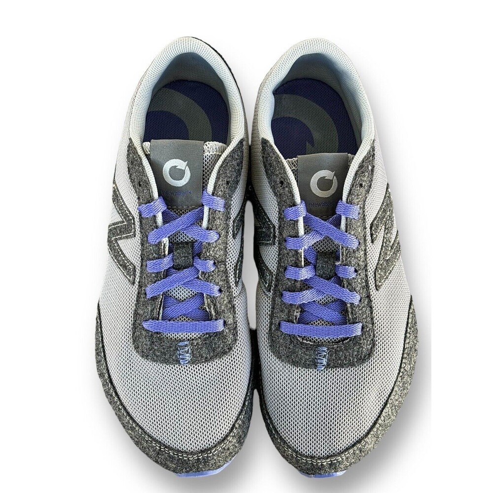 New Balance Newsky Womens Size 5 Wellness Walking Shoes Grey Purple Sneakers EUC